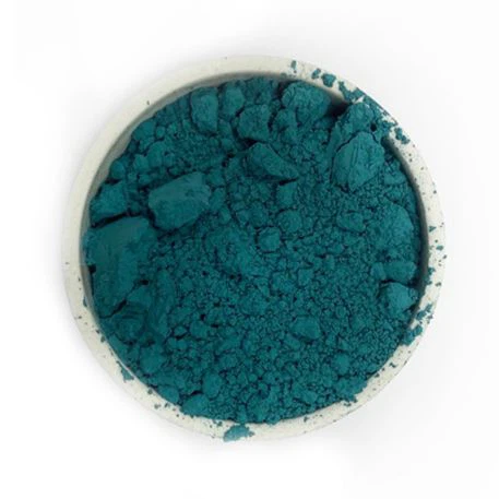 Keramička glazura boje paunovo zelene